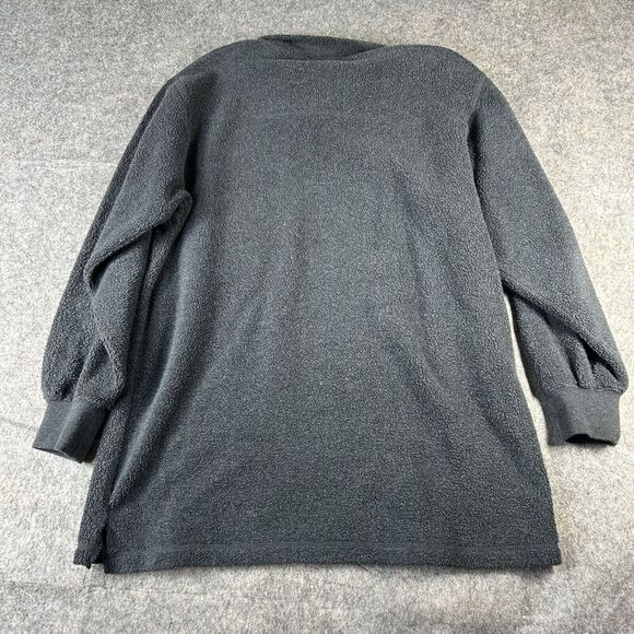 Soft Surroundings Fleece Tunic Shirt Top Women's Plus Size 3X Mock Neck Gray - Picture 7 of 7